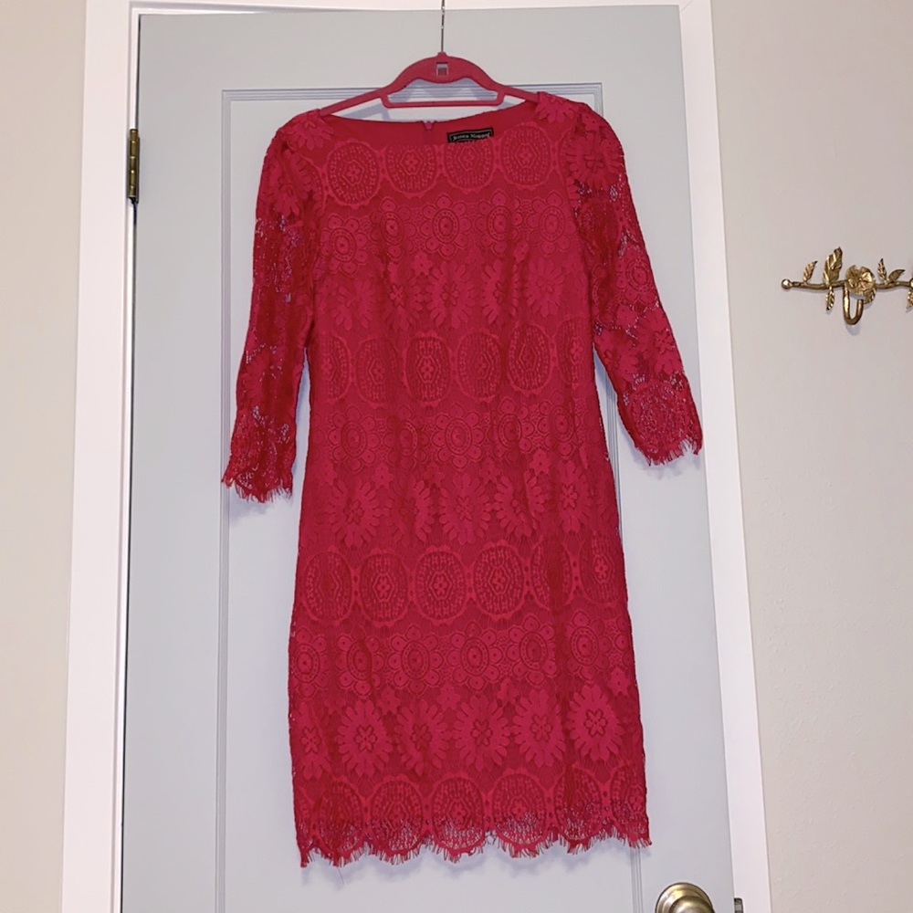 Pink/magenta Jessica Howard shirt dress size 6